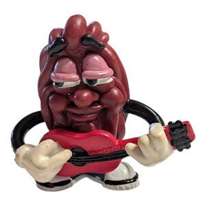 Vtg 1988 California Raisins "Red Guitar Player" PVC Figure